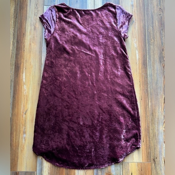 Soft Surroundings Embroidered Velvet Boho Shift Dress medium - Picture 5 of 5